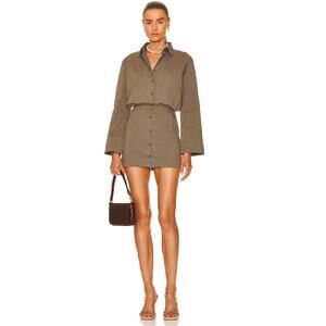 knee length dresses for ladies Oliver Linen Mini Dress – Retrofete main image 1